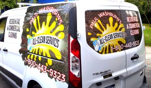 All Clean Services Van Wrap